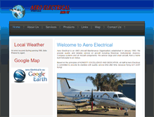 Tablet Screenshot of aero-electrical.co.za